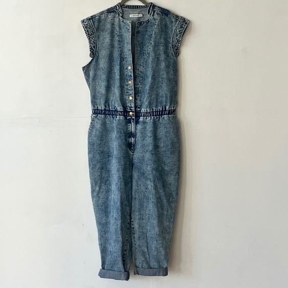 JustFab Pants - JustFab Acid Wash Jumpsuit